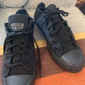 New black converse chuck taylor all stars mens size8.5 women’s 10